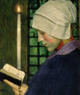 candle Marianne_Stokes_Candlemas_Day_