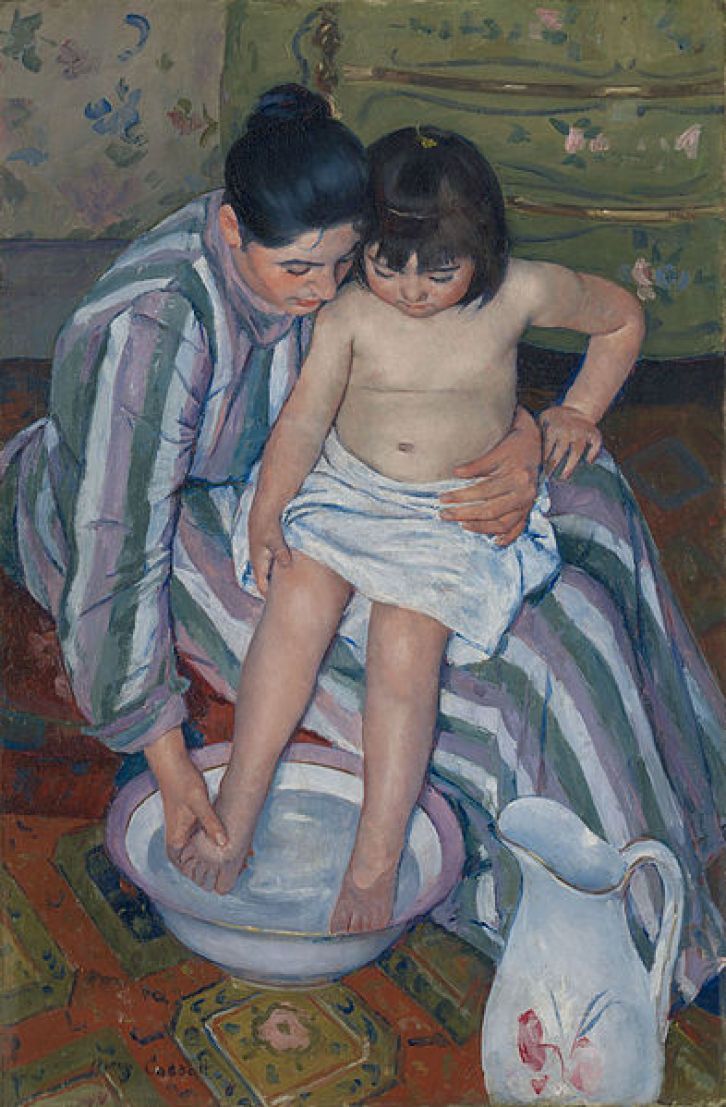 393px-The_Child's_Bath_by_Mary_Cassatt_1893