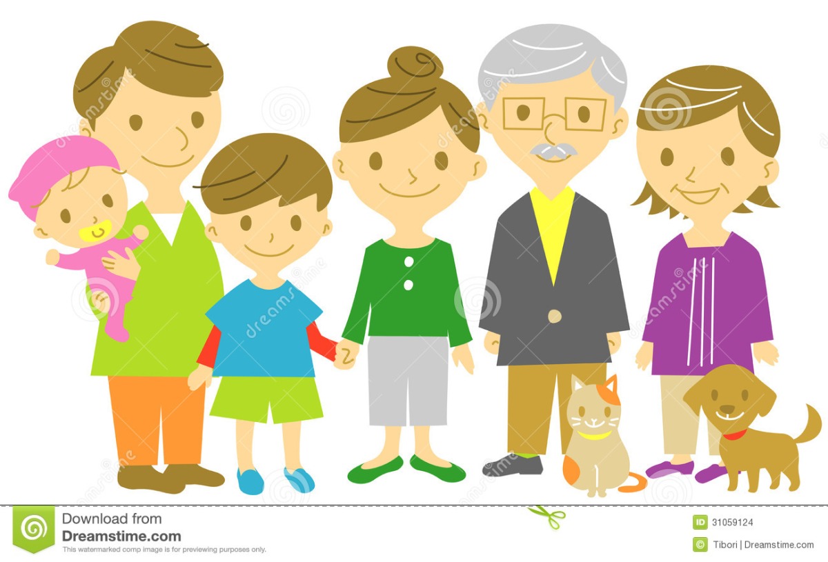clipart of grandparents with grandchildren - photo #49